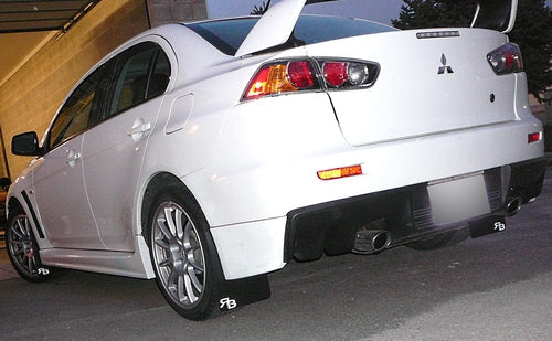 Mitsubishi Lancer EVOLUTION X, Evo X 2008-2016 Rally Mud Flaps-Grocery Getter Performance