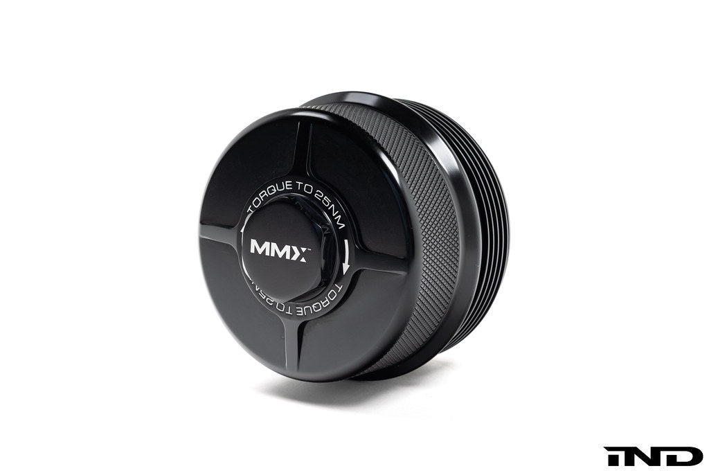 MMX Performance BMW N20 / N5X / S55 Billet Oil Filter Housing Cap-Exterior-Grocery Getter Performance