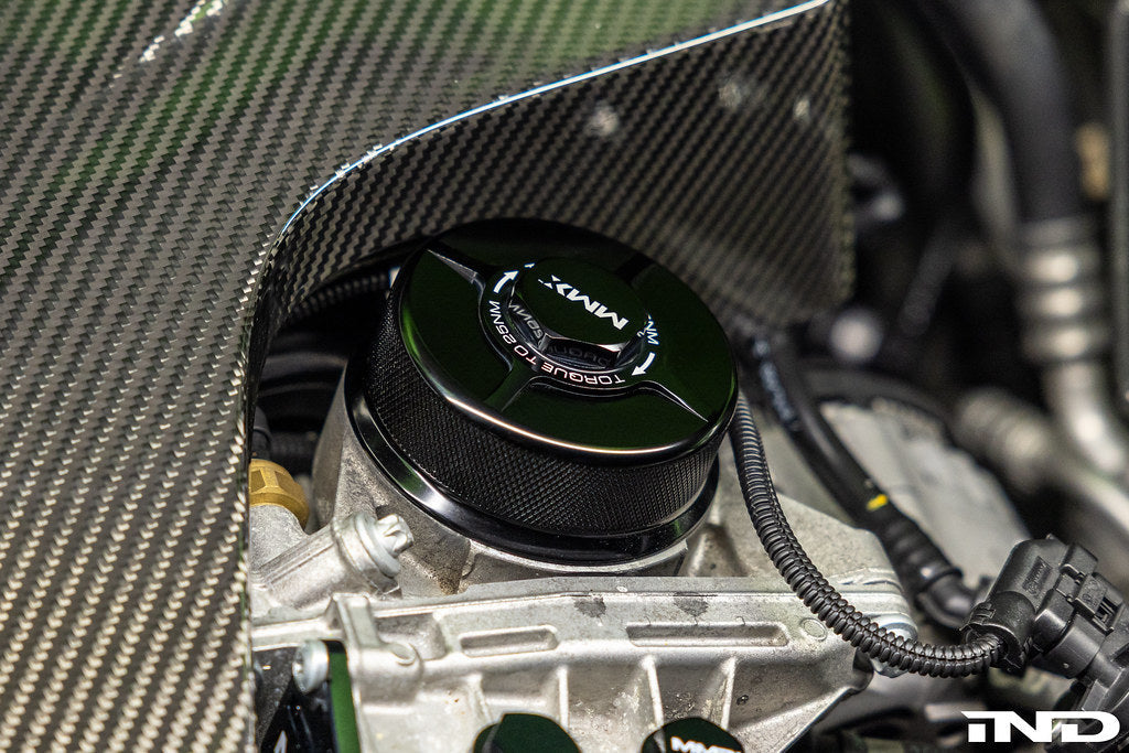 MMX Performance BMW N20 / N5X / S55 Billet Oil Filter Housing Cap-Exterior-Grocery Getter Performance