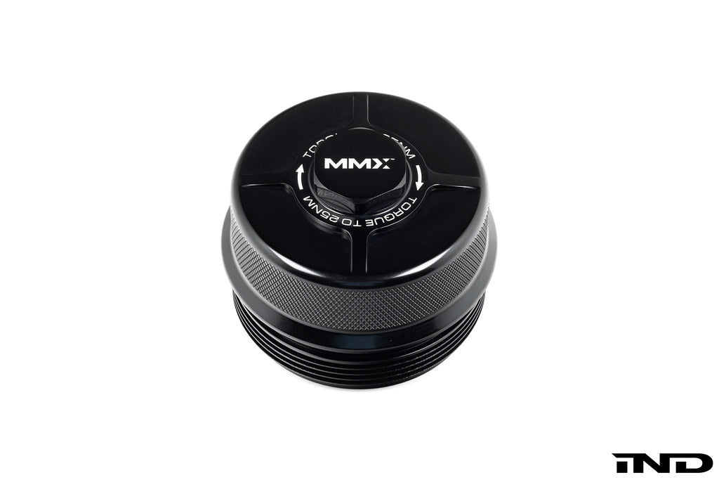 MMX Performance BMW N20 / N5X / S55 Billet Oil Filter Housing Cap-Exterior-Grocery Getter Performance