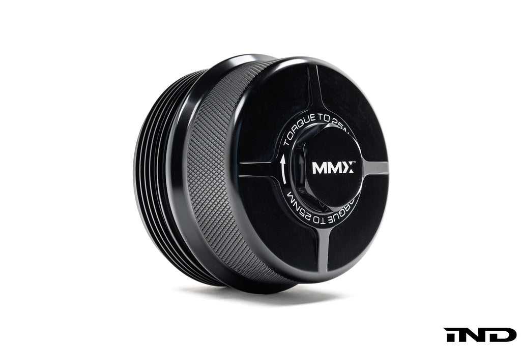 MMX Performance BMW N20 / N5X / S55 Billet Oil Filter Housing Cap-Exterior-Grocery Getter Performance