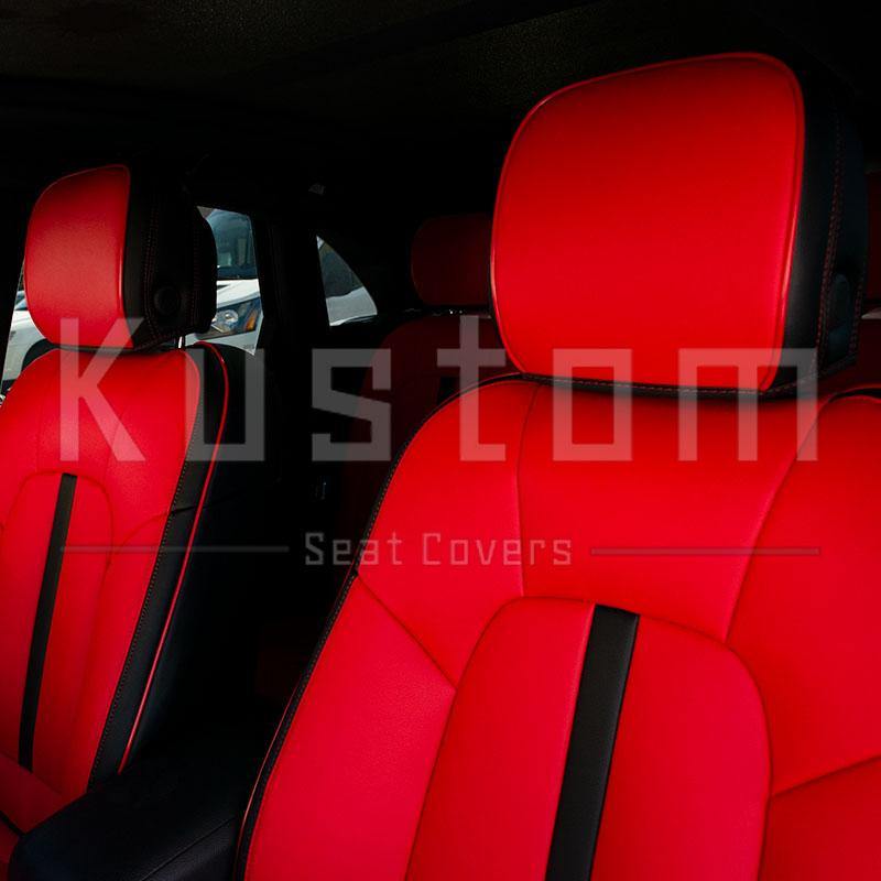 2014-Up Porsche Macan Two-tone Leather Seat Covers