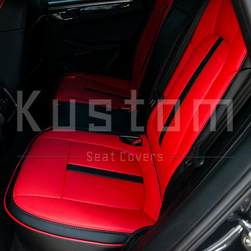 2014-Up Porsche Macan Two-tone Leather Seat Covers
