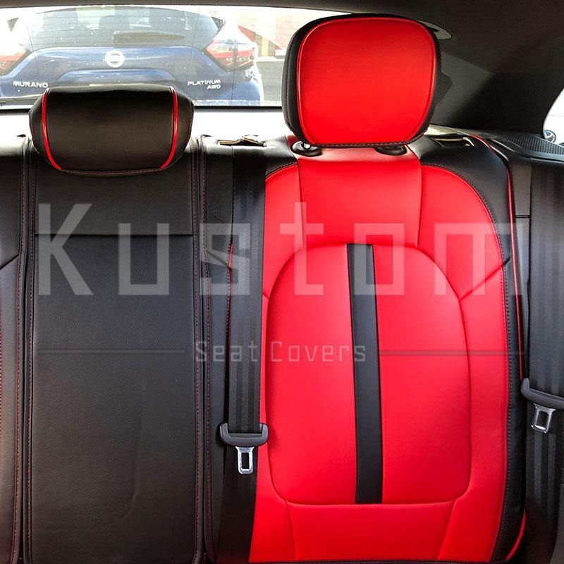 2014-Up Porsche Macan Two-tone Leather Seat Covers