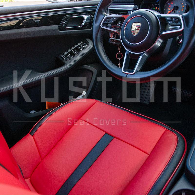 2014-Up Porsche Macan Two-tone Leather Seat Covers