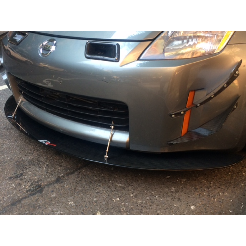 Nissan 350Z Carbon Fiber Front Wind Splitter 2002-2008-Front Wind Splitter-Grocery Getter Performance
