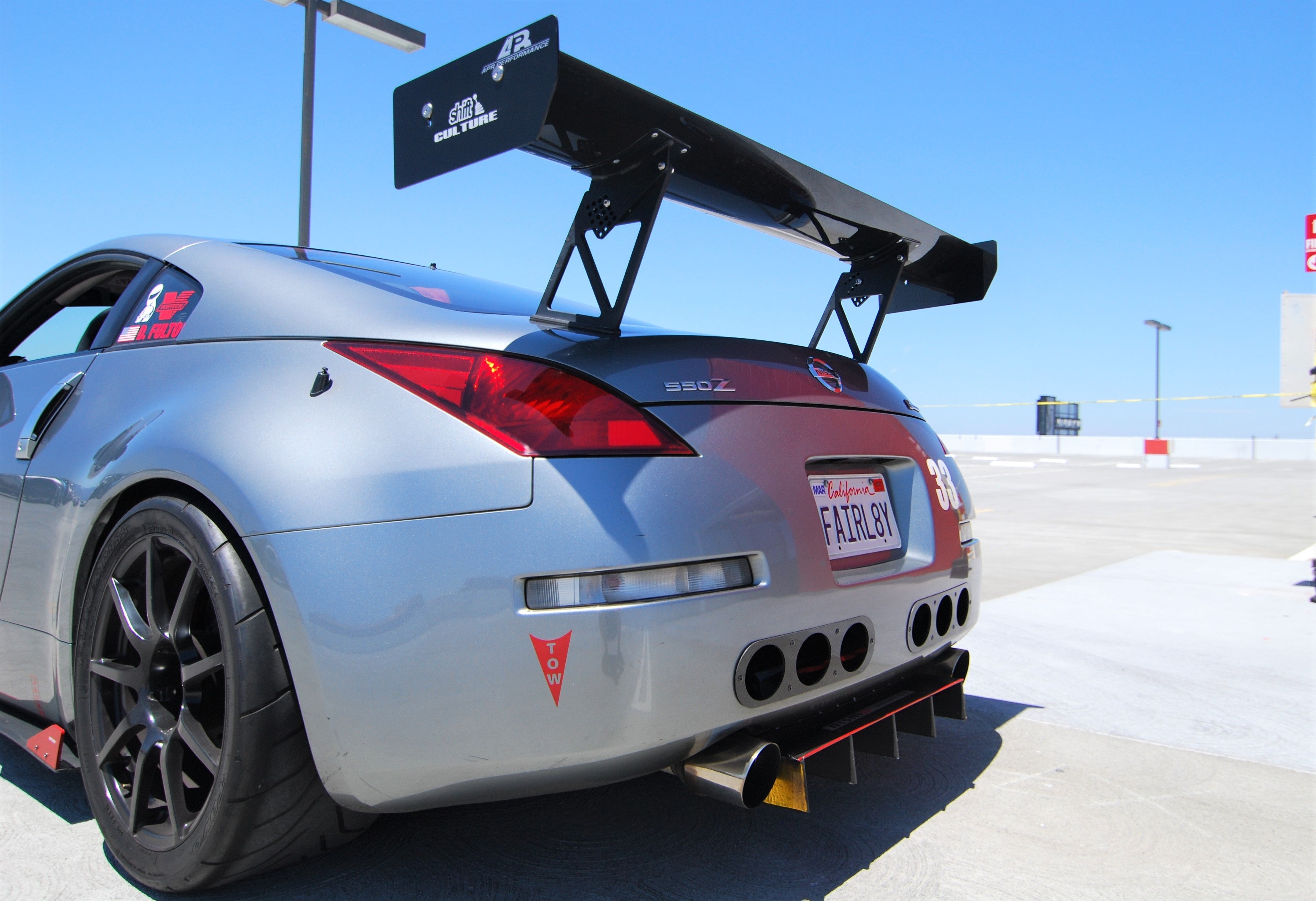 Nissan 350Z GT250 Carbon Fiber Adjustable Wing-GT-250 Wing-Grocery Getter Performance
