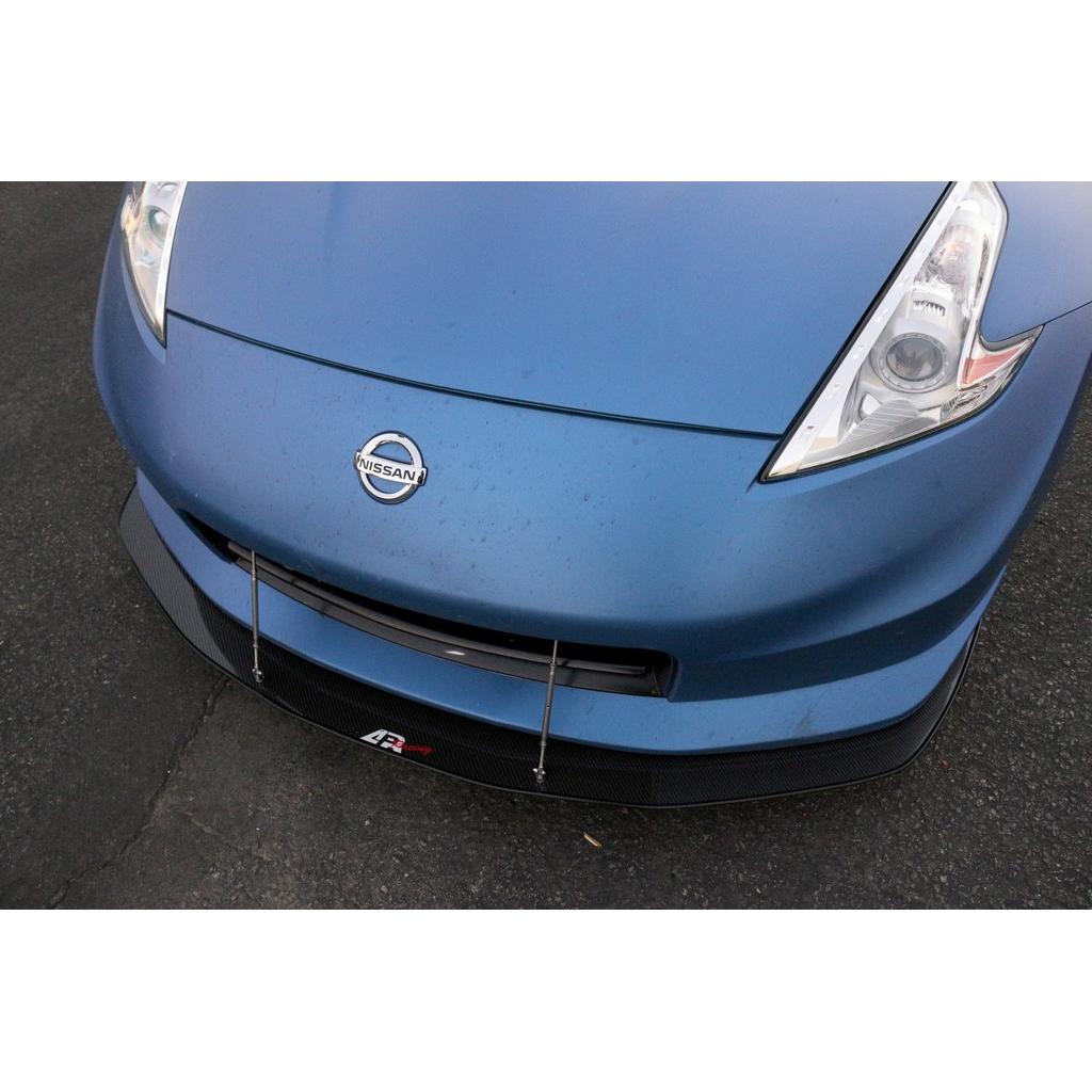 Nissan 370Z Nismo Bumper Carbon Fiber Front Wind Splitter 2009-14-Front Wind Splitter-Grocery Getter Performance