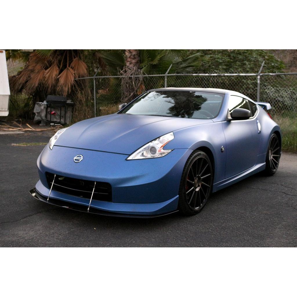 Nissan 370Z Nismo Bumper Carbon Fiber Front Wind Splitter 2009-14-Front Wind Splitter-Grocery Getter Performance