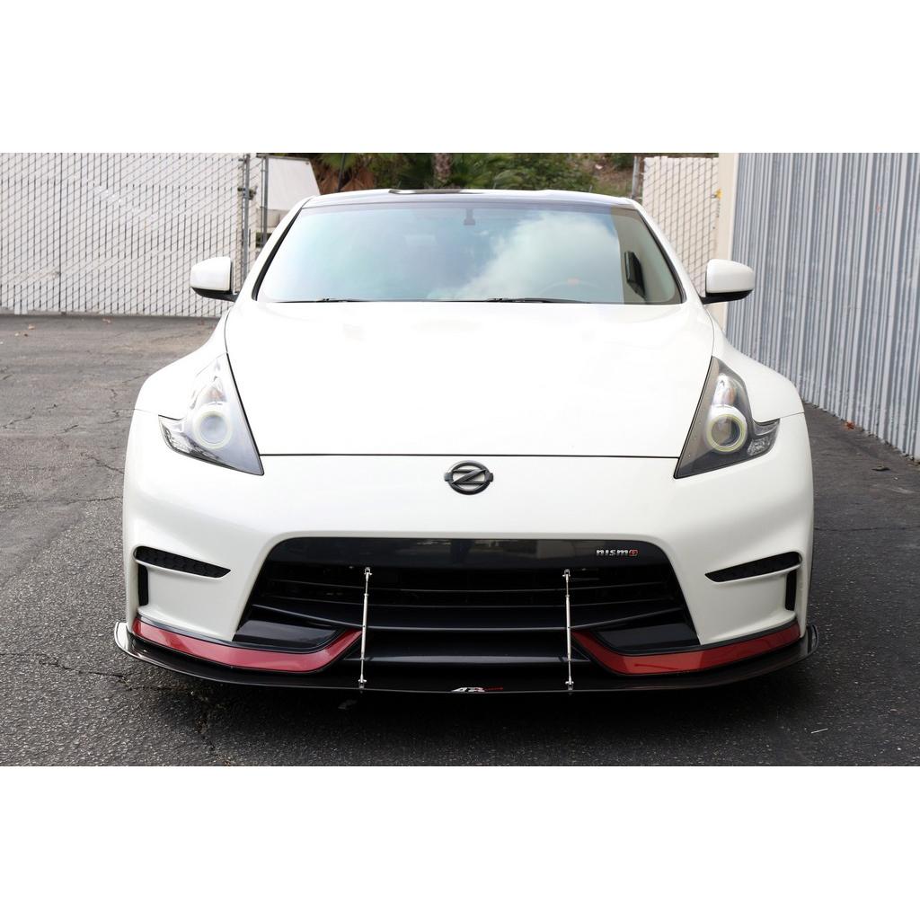 Nissan 370Z Nismo Bumper Carbon Fiber Front Wind Splitter 2015-2020-Front Wind Splitter-Grocery Getter Performance