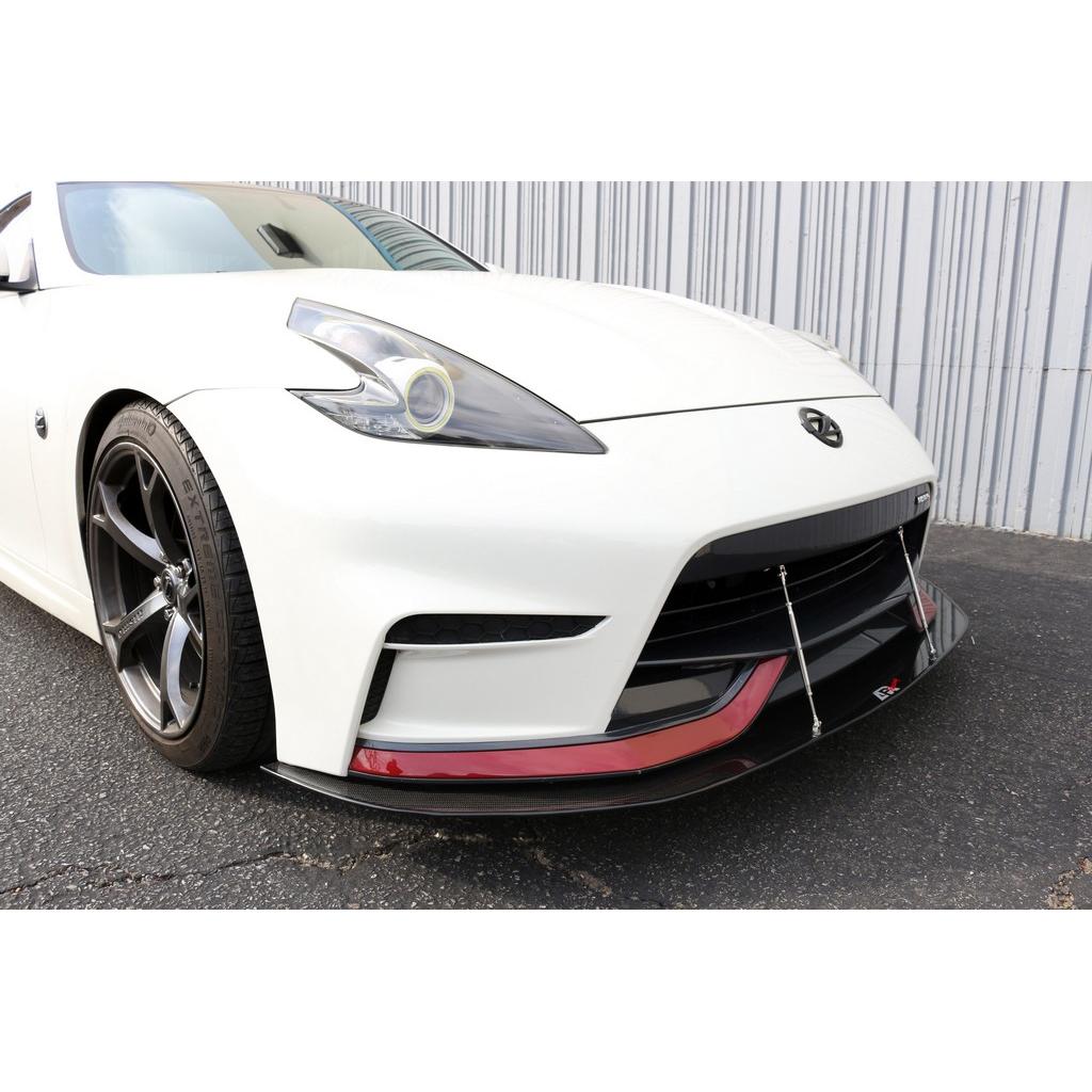 Nissan 370Z Nismo Bumper Carbon Fiber Front Wind Splitter 2015-2020-Front Wind Splitter-Grocery Getter Performance
