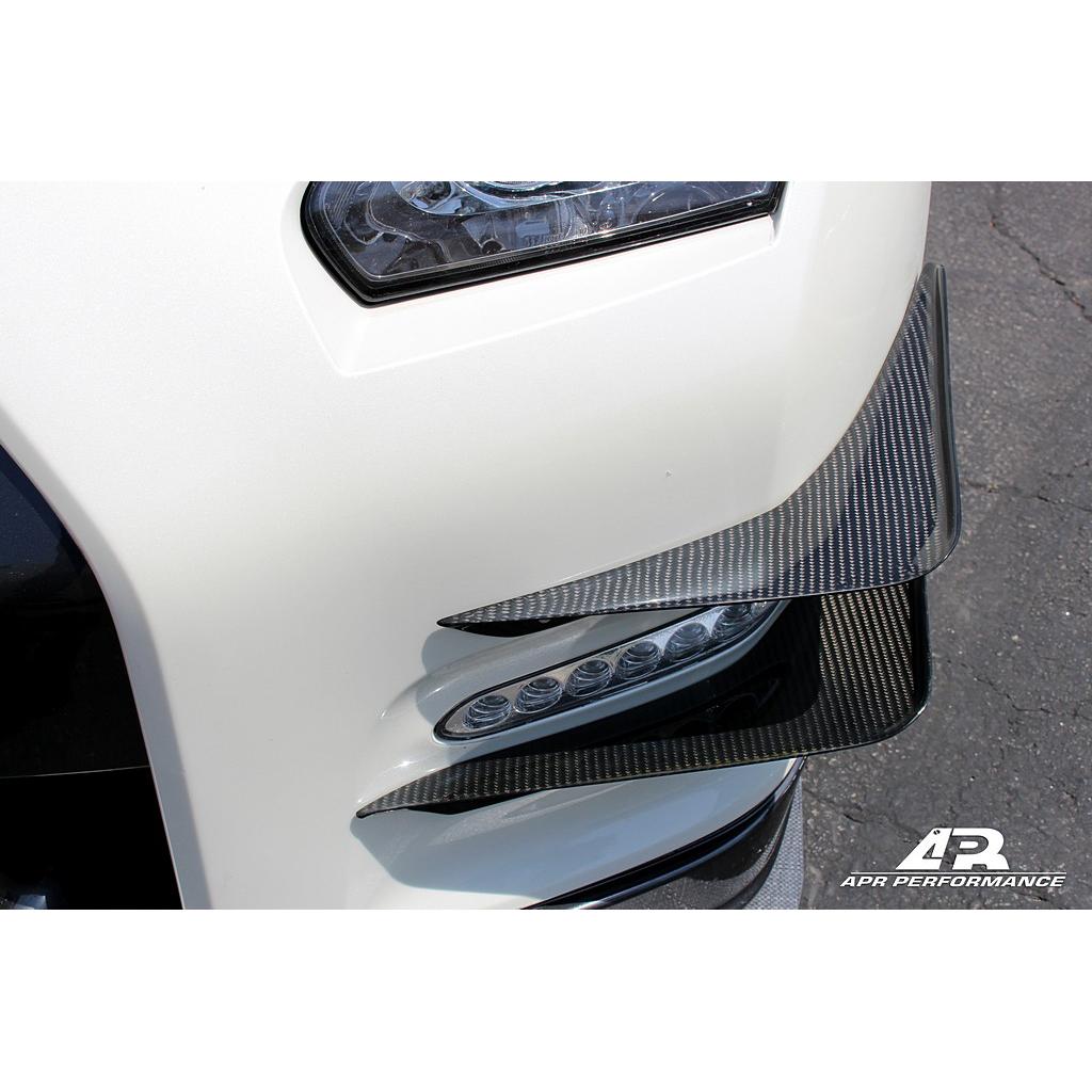 Nissan GTR R35 Front Bumper Carbon Fiber Canards 2012-2016-Front Bumper Canards-Grocery Getter Performance