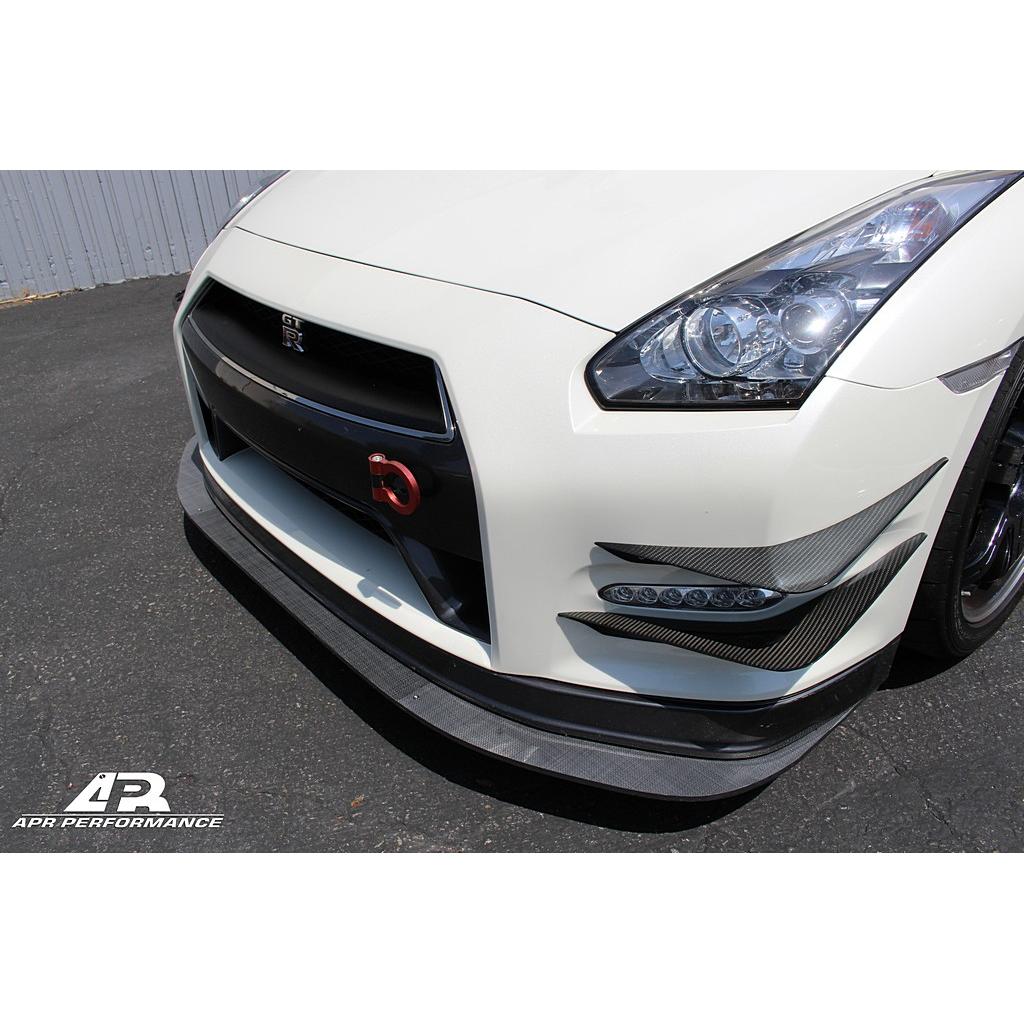 Nissan GTR R35 Front Bumper Carbon Fiber Canards 2012-2016-Front Bumper Canards-Grocery Getter Performance