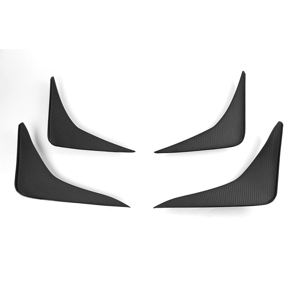 Nissan GTR R35 Front Bumper Carbon Fiber Canards 2012-2016-Front Bumper Canards-Grocery Getter Performance