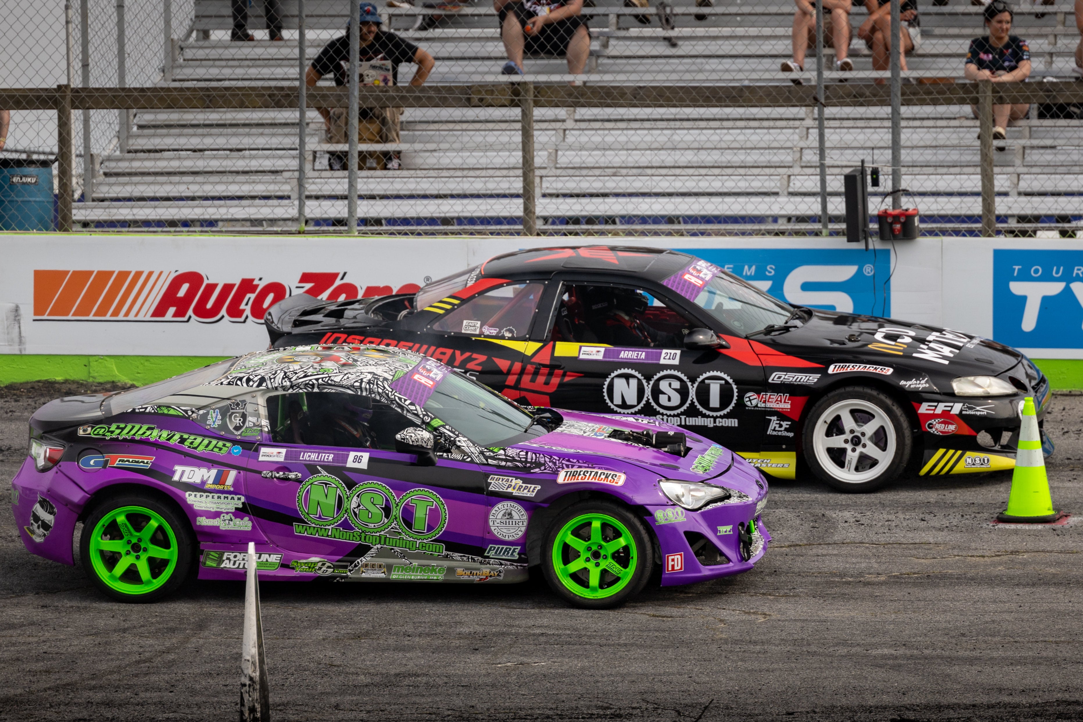 NST Drifters Baseball Tee-Grocery Getter Performance