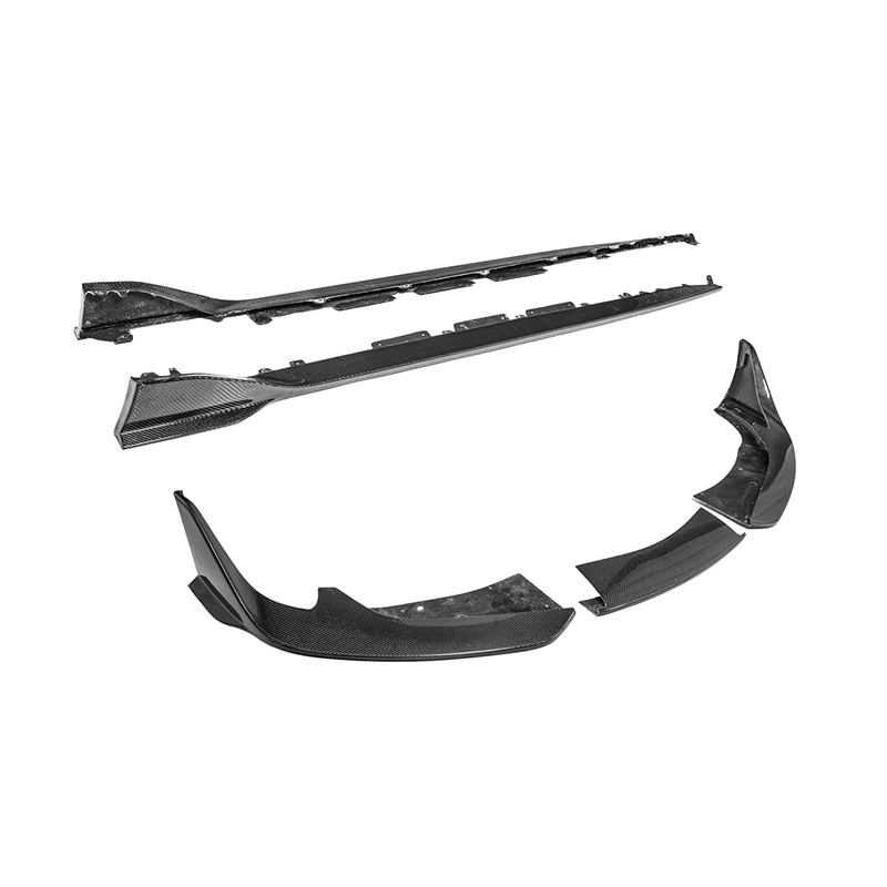 20-Up Toyota Supra A91 CF Front Lip & Side Skirts