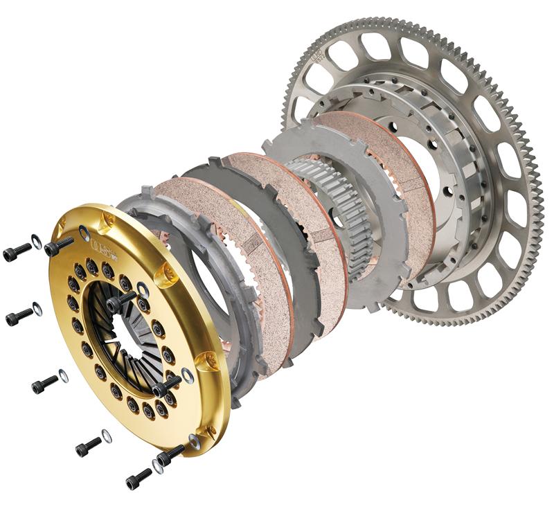 OS Giken Mazda RX8 13B-MSP R Series Triple Plate w/Floating Center Hub Clutch-Clutch Kits - Multi-Grocery Getter Performance