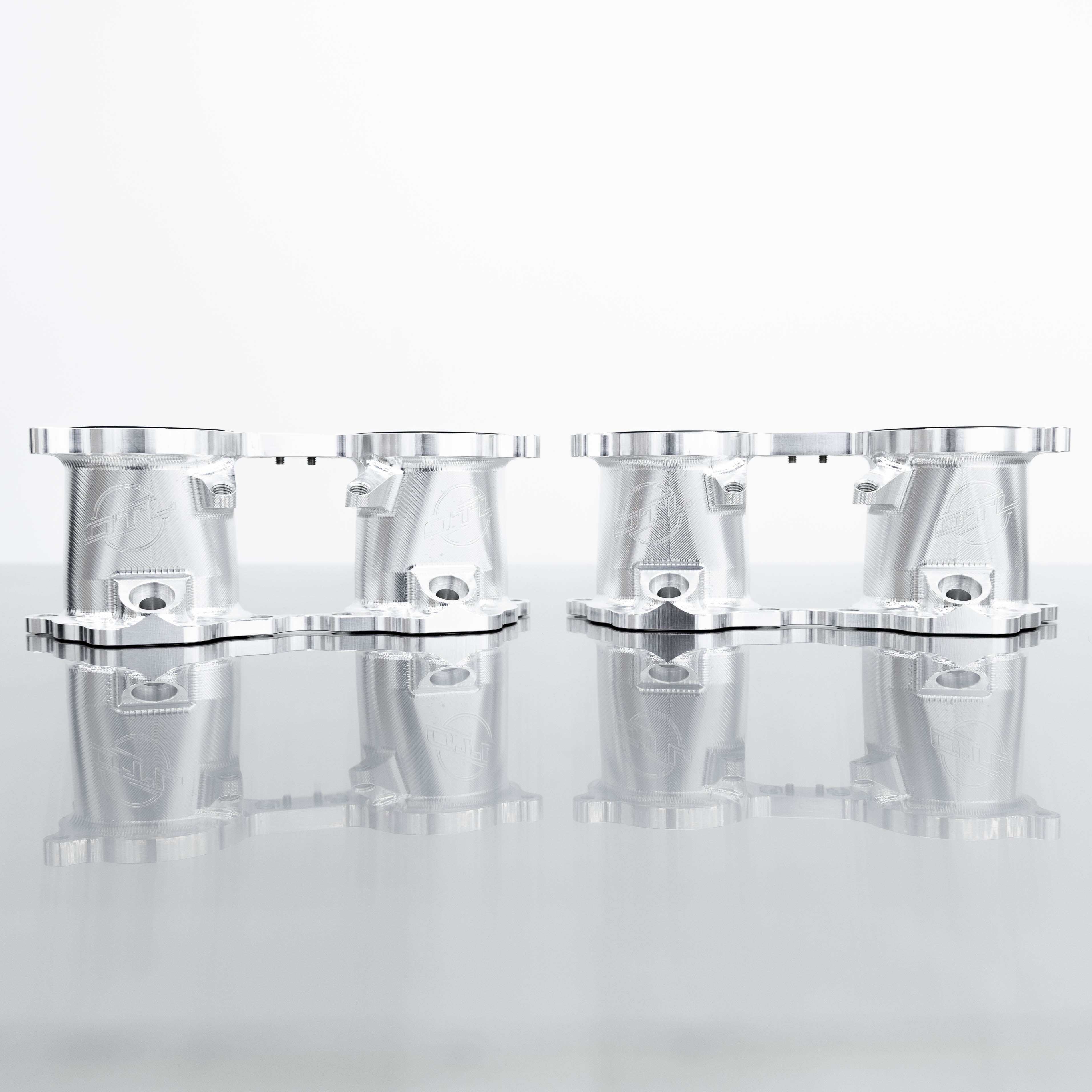 OTL Billet Injector Housings 2002-2007 Subaru WRX (Stock Manifold) / 2004-2021 STI - Black