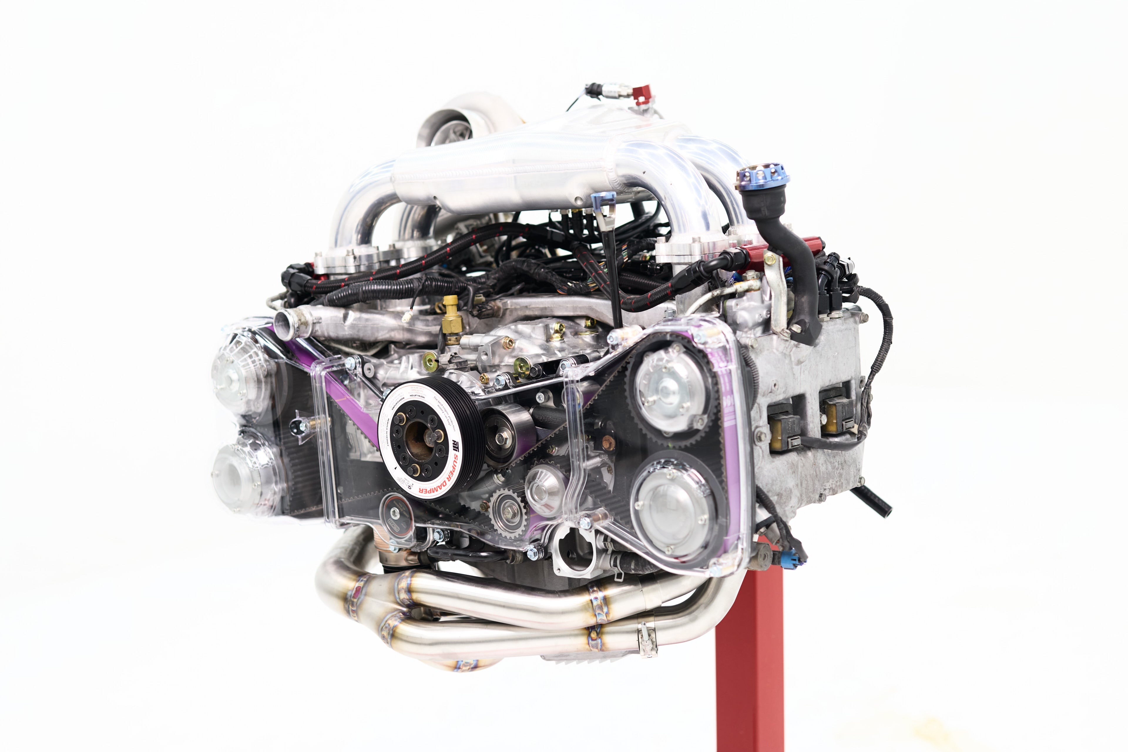OTL Performance EJ25 Clear Timing Covers - 2008-2021 Subaru STI