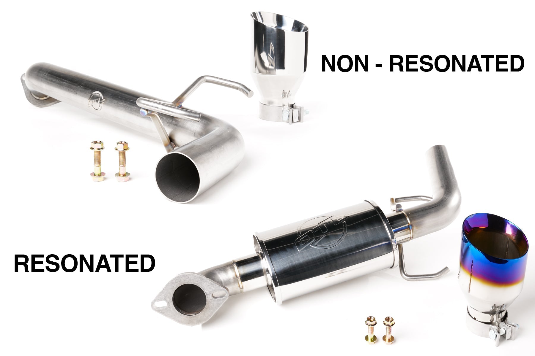 OTL Stainless Steel Axle Back Muffler Delete - 2022+ Toyota GR86 / Subaru BRZ