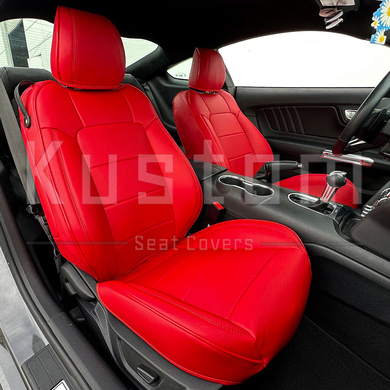 2015+ Ford Mustang Custom Leather Seat Covers