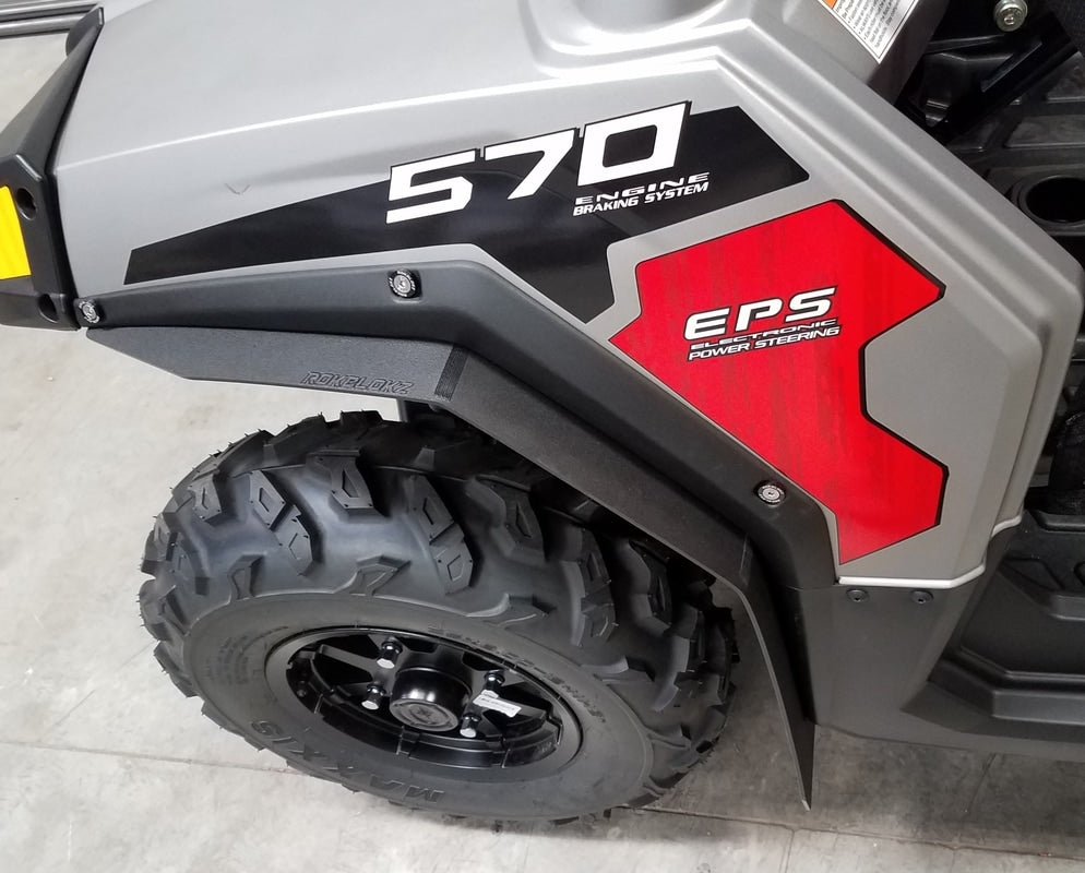 Polaris RZR 570 TRAIL 2014-2017 Mud Flaps / Fender Extensions, Front & Rear-Grocery Getter Performance