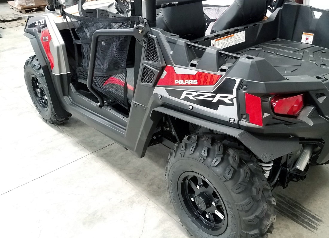 Polaris RZR 570 TRAIL 2014-2017 Mud Flaps / Fender Extensions, Front & Rear-Grocery Getter Performance