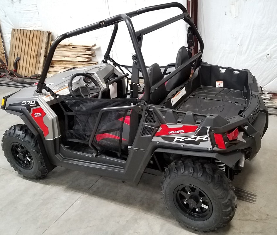 Polaris RZR 570 TRAIL 2014-2017 Mud Flaps / Fender Extensions, Front & Rear-Grocery Getter Performance