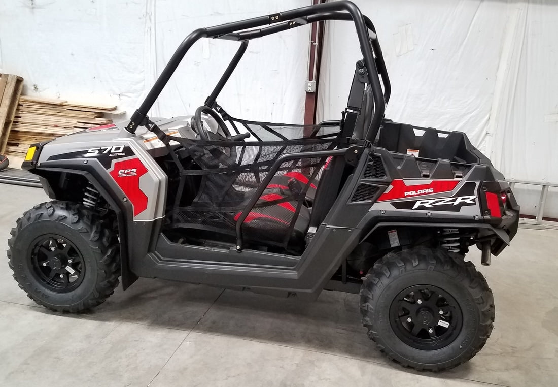 Polaris RZR 570 TRAIL 2014-2017 Mud Flaps / Fender Extensions, Front & Rear-Grocery Getter Performance