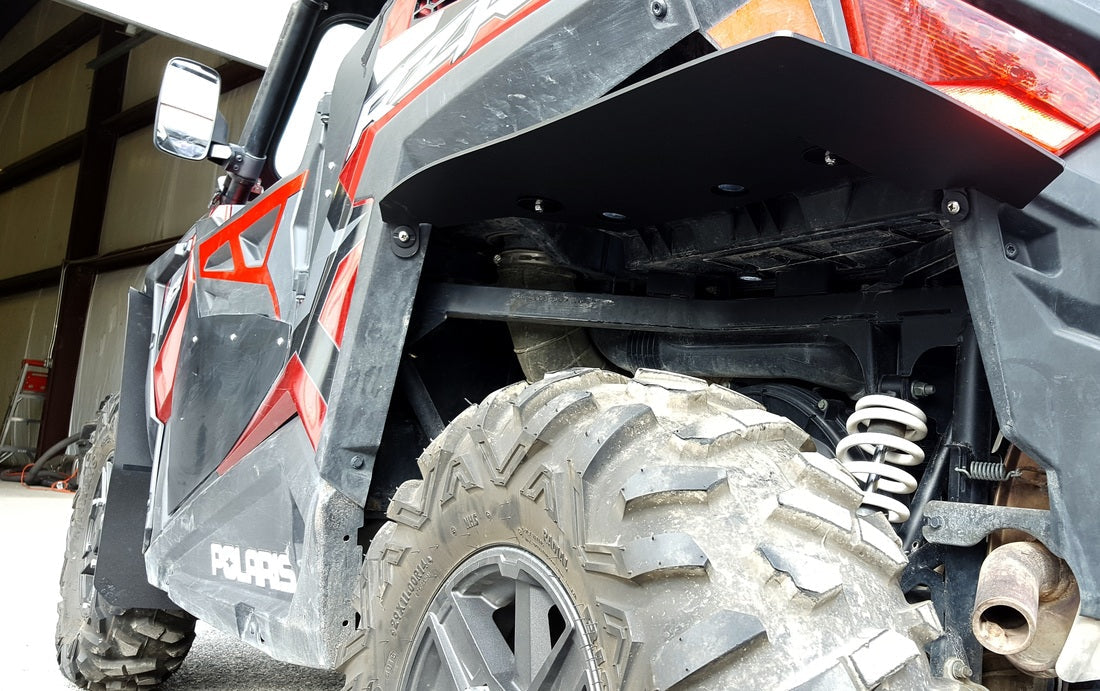 Polaris RZR 900 TRAIL 2015-2017 Mud Flaps / Fender Extensions, Front & Rear-Grocery Getter Performance