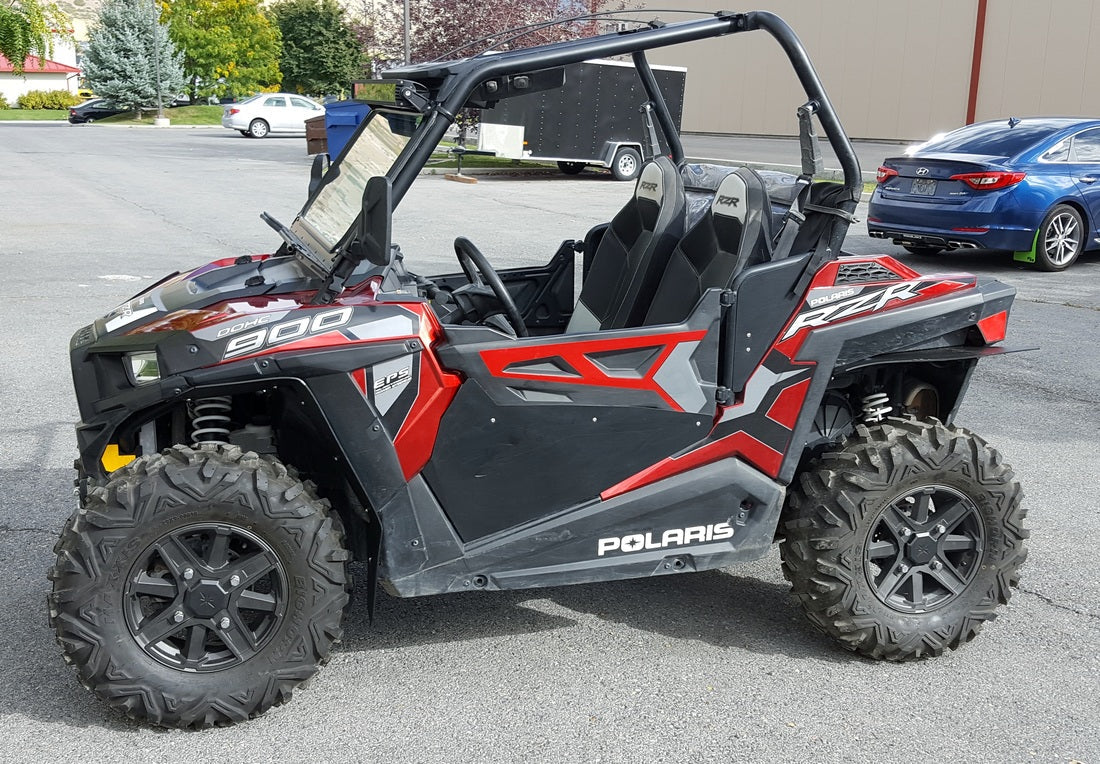 Polaris RZR 900 TRAIL 2015-2017 Mud Flaps / Fender Extensions, Front & Rear-Grocery Getter Performance