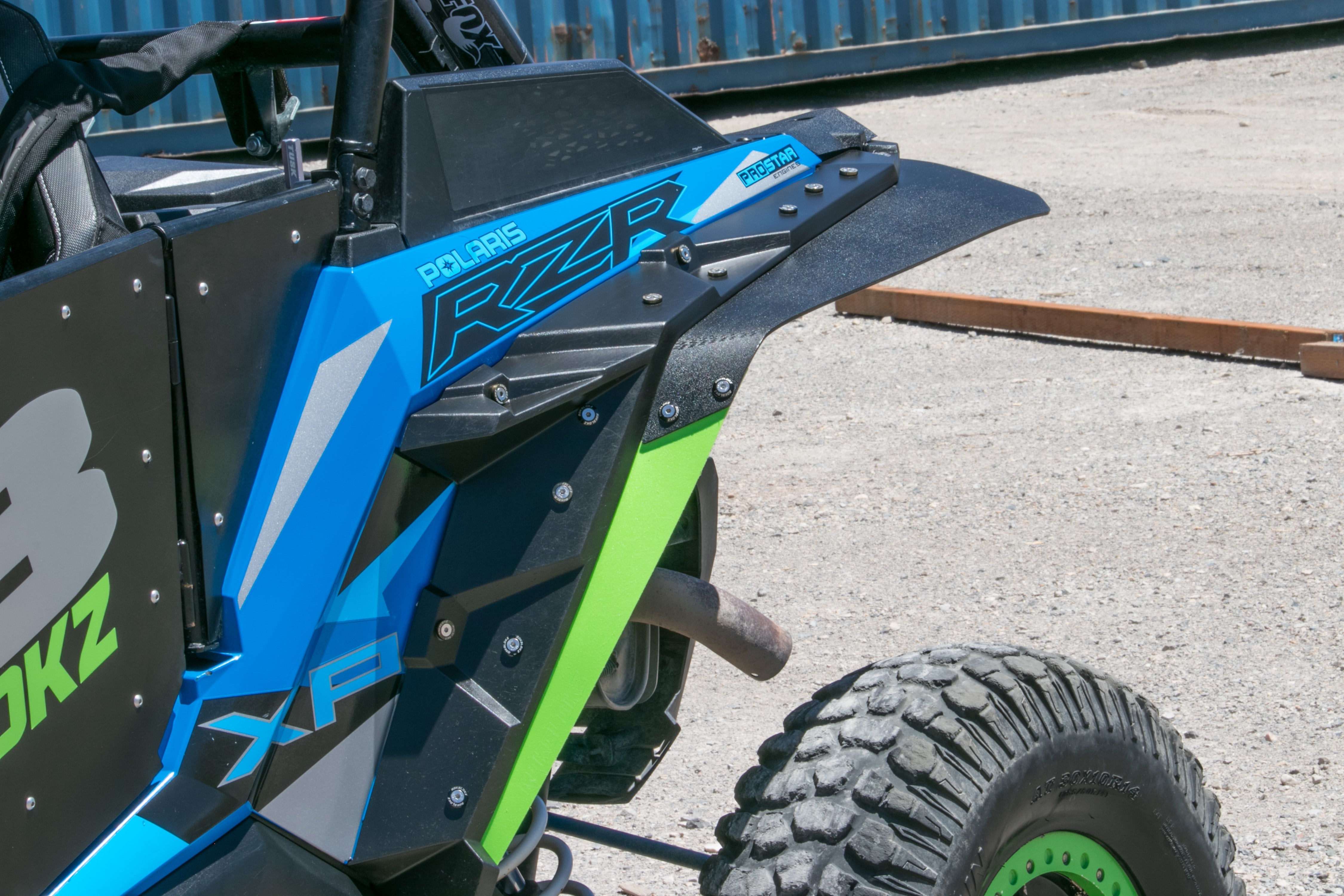 Polaris RZR XP 1000, XP 1000 TURBO 2014-2023 SPORT MAX EDITION Fender Extensions-Grocery Getter Performance