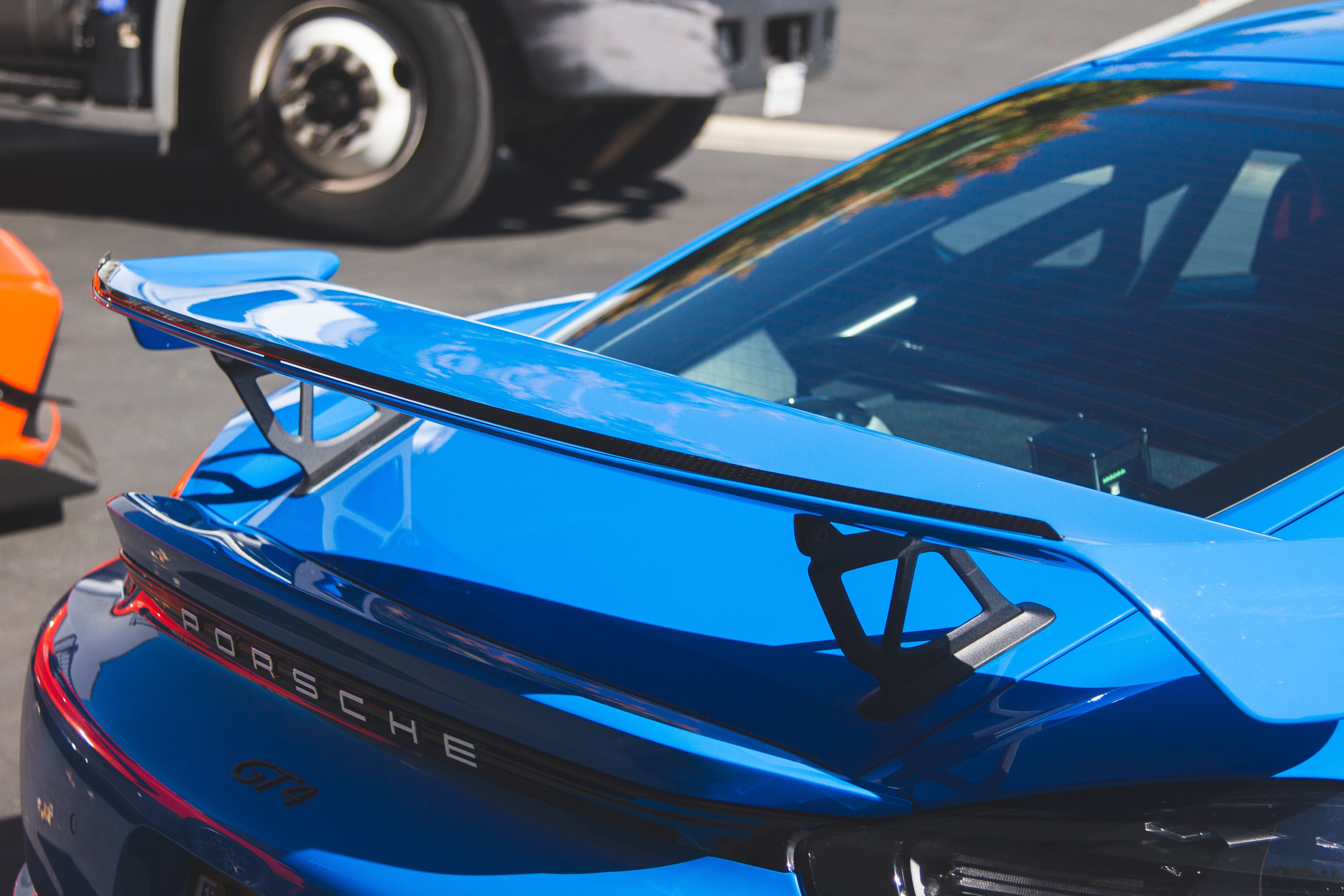 Porsche 718 Cayman GT4 Carbon Fiber Gurney Flap 2020 - 2023-Gurney Flap-Grocery Getter Performance