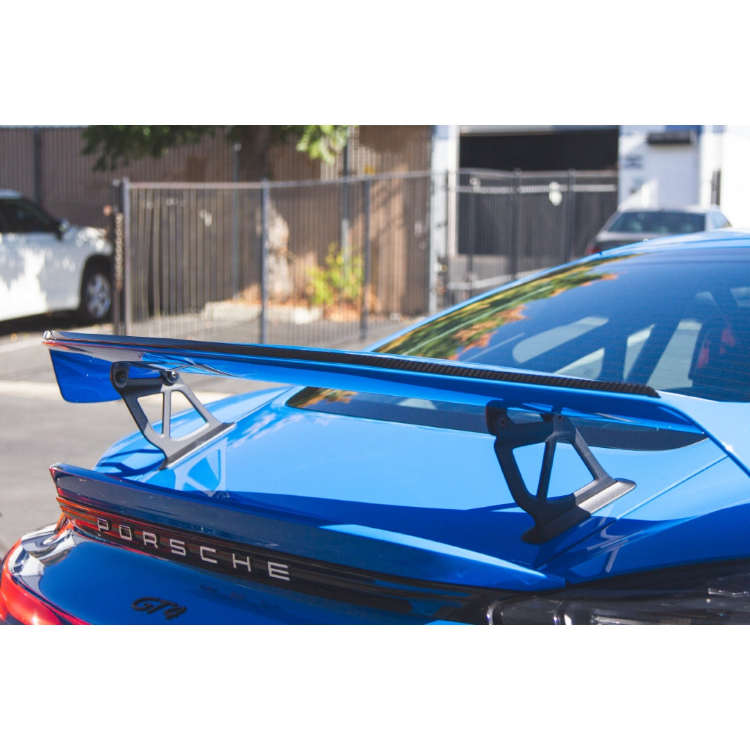 Porsche 718 Cayman GT4 Carbon Fiber Gurney Flap 2020 - 2023-Gurney Flap-Grocery Getter Performance