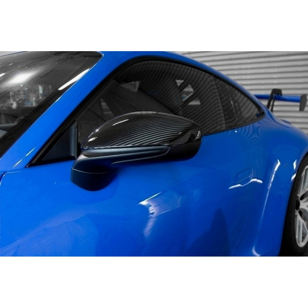 Porsche 911 GT3 (992) Carbon Fiber Mirror Covers 2019-2023-Mirror Covers-Grocery Getter Performance