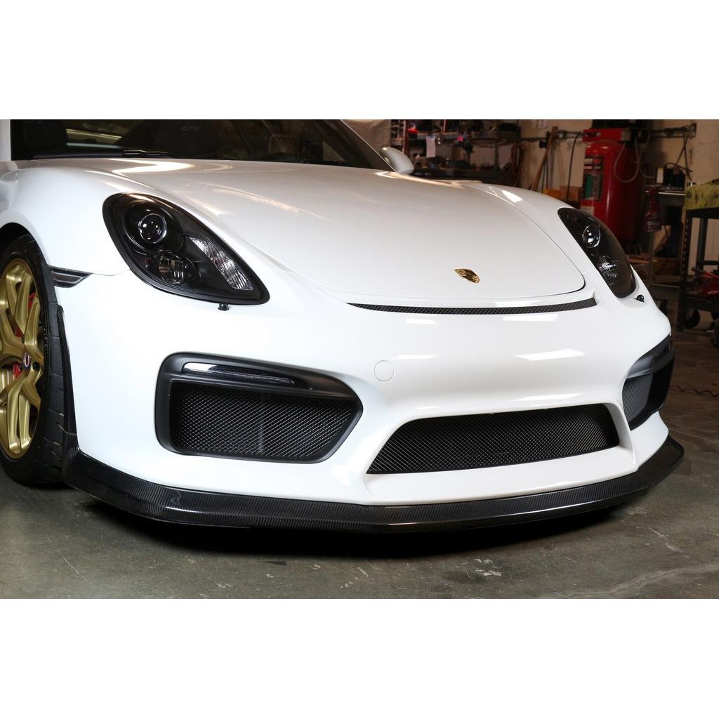 Porsche 981 Cayman GT4 Carbon Fiber Front Airdam/ Lip 2015-2016-Front Air Dam-Grocery Getter Performance