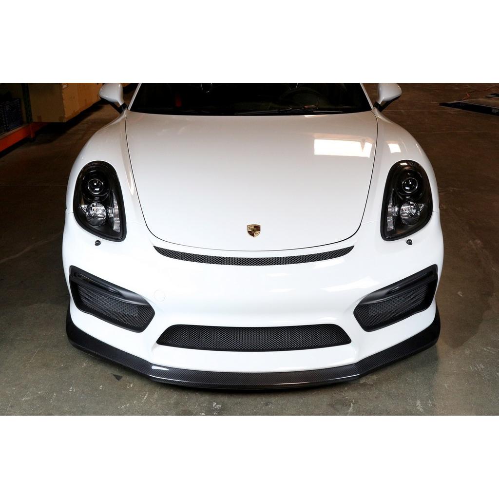Porsche 981 Cayman GT4 Carbon Fiber Front Airdam/ Lip 2015-2016-Front Air Dam-Grocery Getter Performance