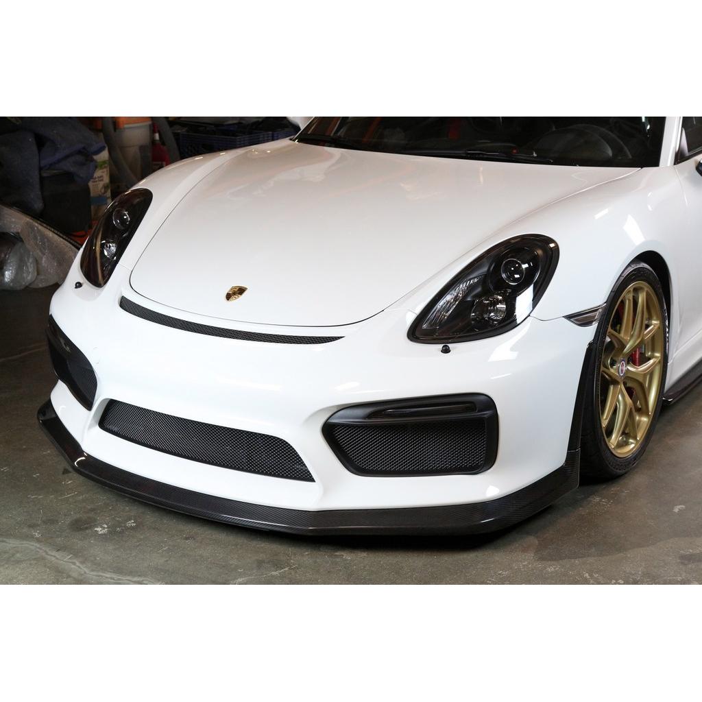 Porsche 981 Cayman GT4 Carbon Fiber Front Airdam/ Lip 2015-2016-Front Air Dam-Grocery Getter Performance