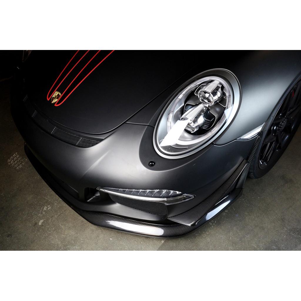 Porsche 991.1 GT3 Carbon Fiber Front Bumper Canards 2013-2015-Front Bumper Canards-Grocery Getter Performance