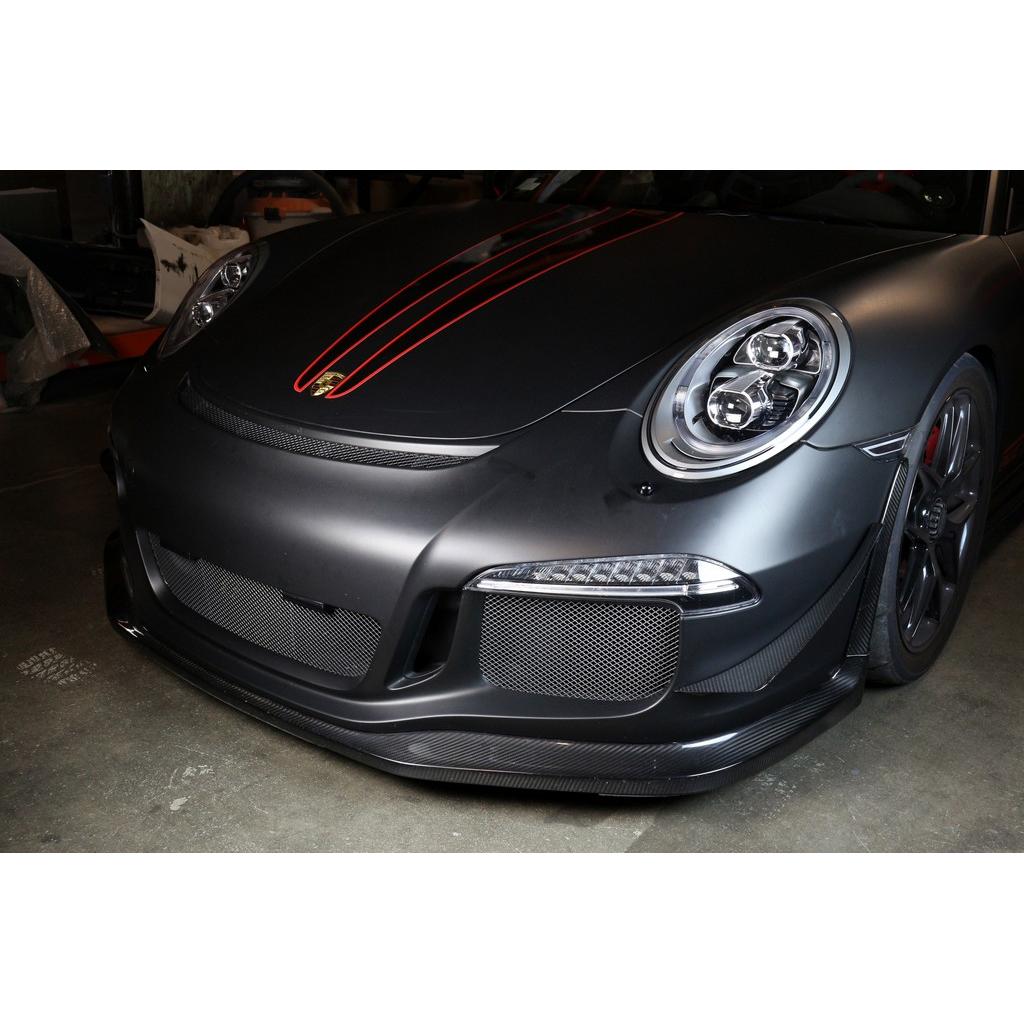 Porsche 991.1 GT3 Carbon Fiber Front Bumper Canards 2013-2015-Front Bumper Canards-Grocery Getter Performance
