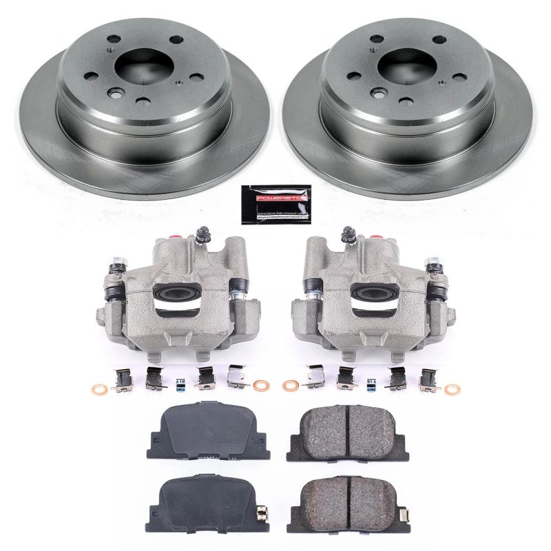 Power Stop 00-01 Lexus ES300 Rear Autospecialty Brake Kit w/Calipers-Brake Kits - OE-Grocery Getter Performance