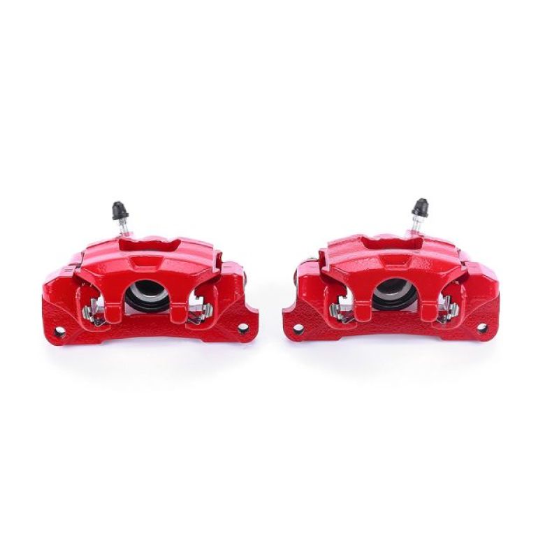 Power Stop 00-01 Lexus ES300 Rear Red Calipers w/Brackets - Pair-Brake Calipers - Perf-Grocery Getter Performance