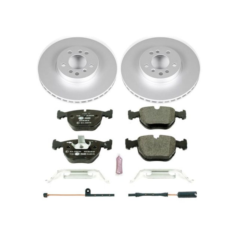 Power Stop 00-06 BMW X5 Front Euro-Stop Brake Kit-Brake Kits - OE-Grocery Getter Performance