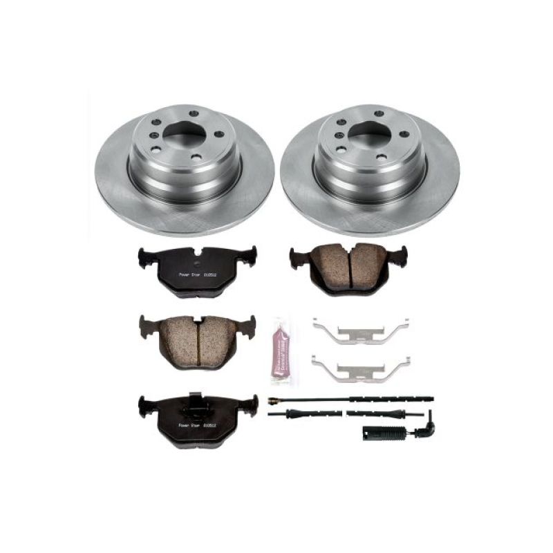 Power Stop 00-06 BMW X5 Rear Autospecialty Brake Kit-Brake Kits - OE-Grocery Getter Performance