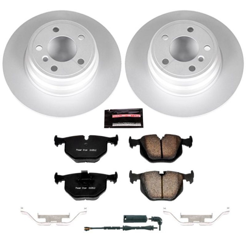 Power Stop 00-06 BMW X5 Rear Z23 Evolution Sport Coated Brake Kit-Brake Kits - Performance D&S-Grocery Getter Performance