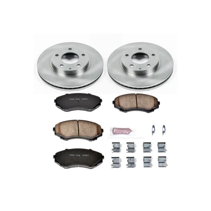 Power Stop 00-06 Mazda MPV Front Autospecialty Brake Kit-Brake Kits - OE-Grocery Getter Performance