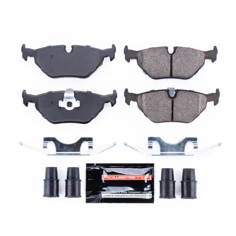 Power Stop 01-02 BMW 525i Rear Z23 Evolution Sport Brake Pads w/Hardware-Brake Pads - Performance-Grocery Getter Performance