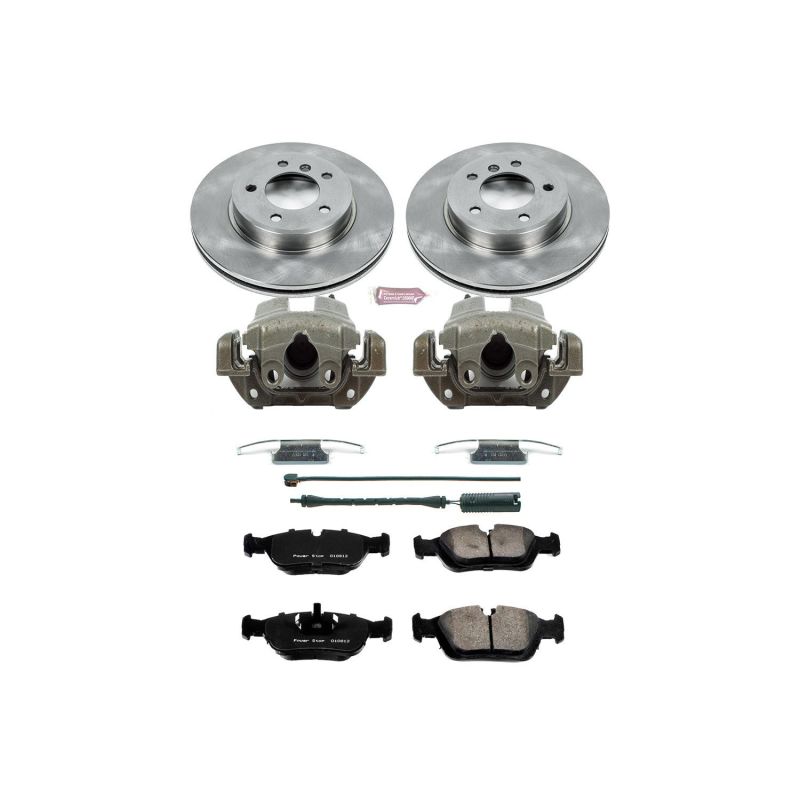 Power Stop 01-02 BMW Z3 Front Autospecialty Brake Kit w/Calipers-Brake Kits - OE-Grocery Getter Performance