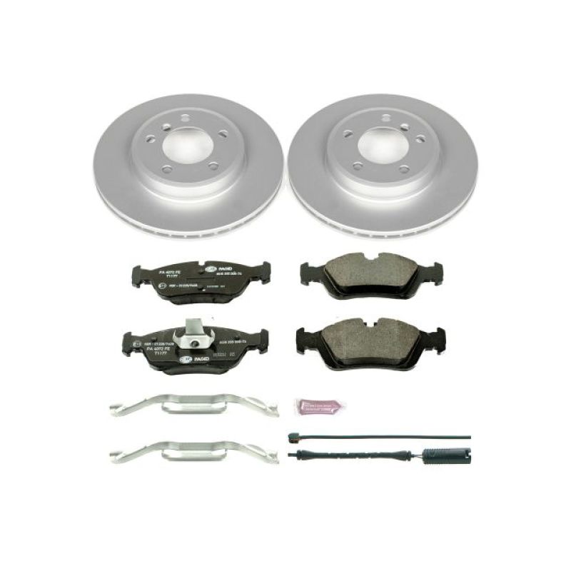 Power Stop 01-02 BMW Z3 Front Euro-Stop Brake Kit-Brake Kits - OE-Grocery Getter Performance