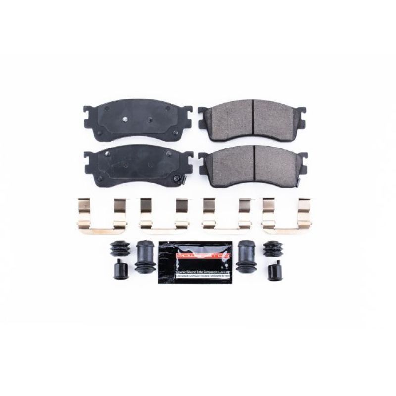 Power Stop 01-02 Mazda Protege Front Z23 Evolution Sport Brake Pads w/Hardware-Brake Pads - Performance-Grocery Getter Performance